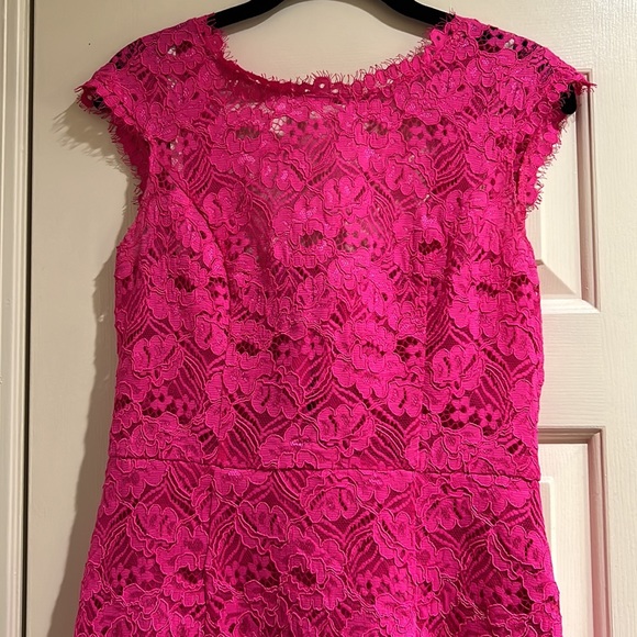 Shoshana Pink Lace Dress - Picture 2 of 7